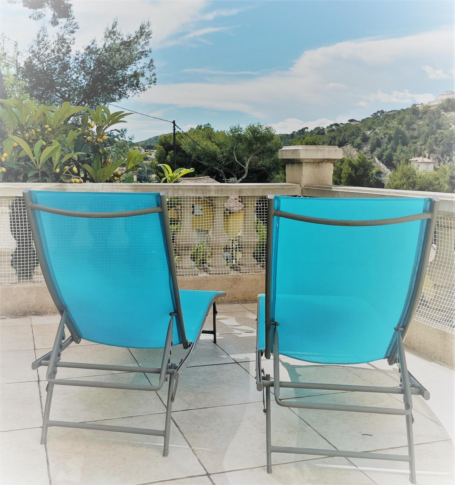 La Casa Calanquaise - Mer A 250M Accessible A Pied - T2 Spacieux Independant - Terrasse Ombragee Ensues-la-Redonne Ngoại thất bức ảnh